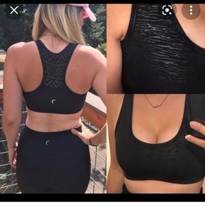 Zyia black bomber bra